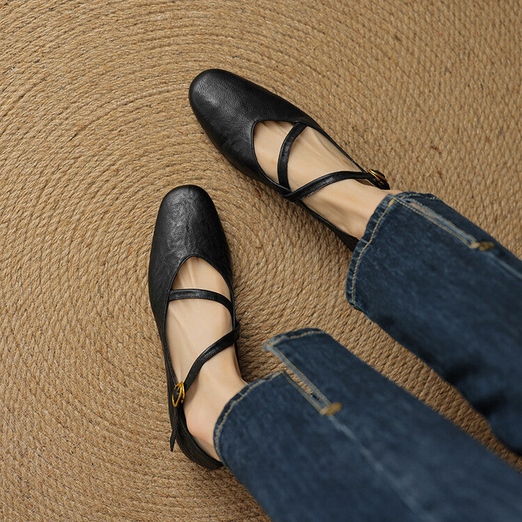 Susanne – Elegant Mary Jane Flat Shoes - Image 5