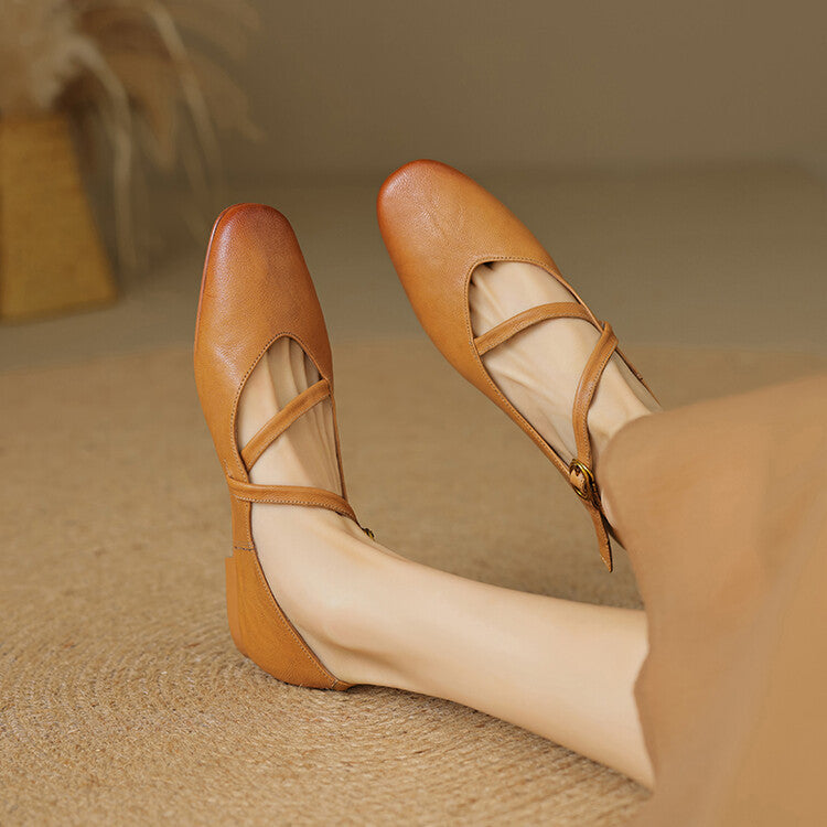 Susanne – Elegant Mary Jane Flat Shoes - Image 2