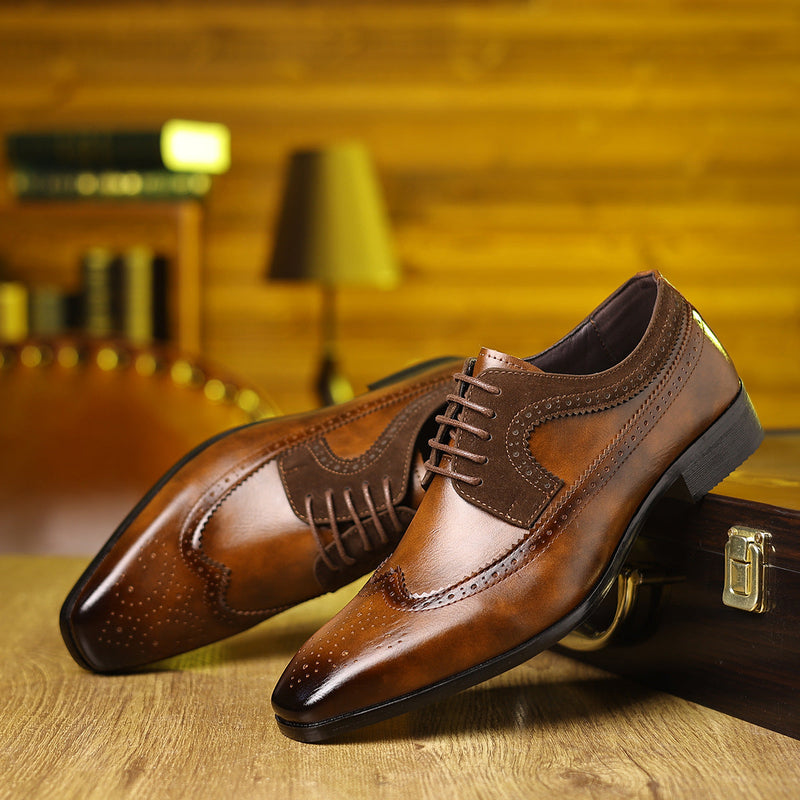 Rico – Klassische Brogue-Herren-Anzugschuhe - Image 1
