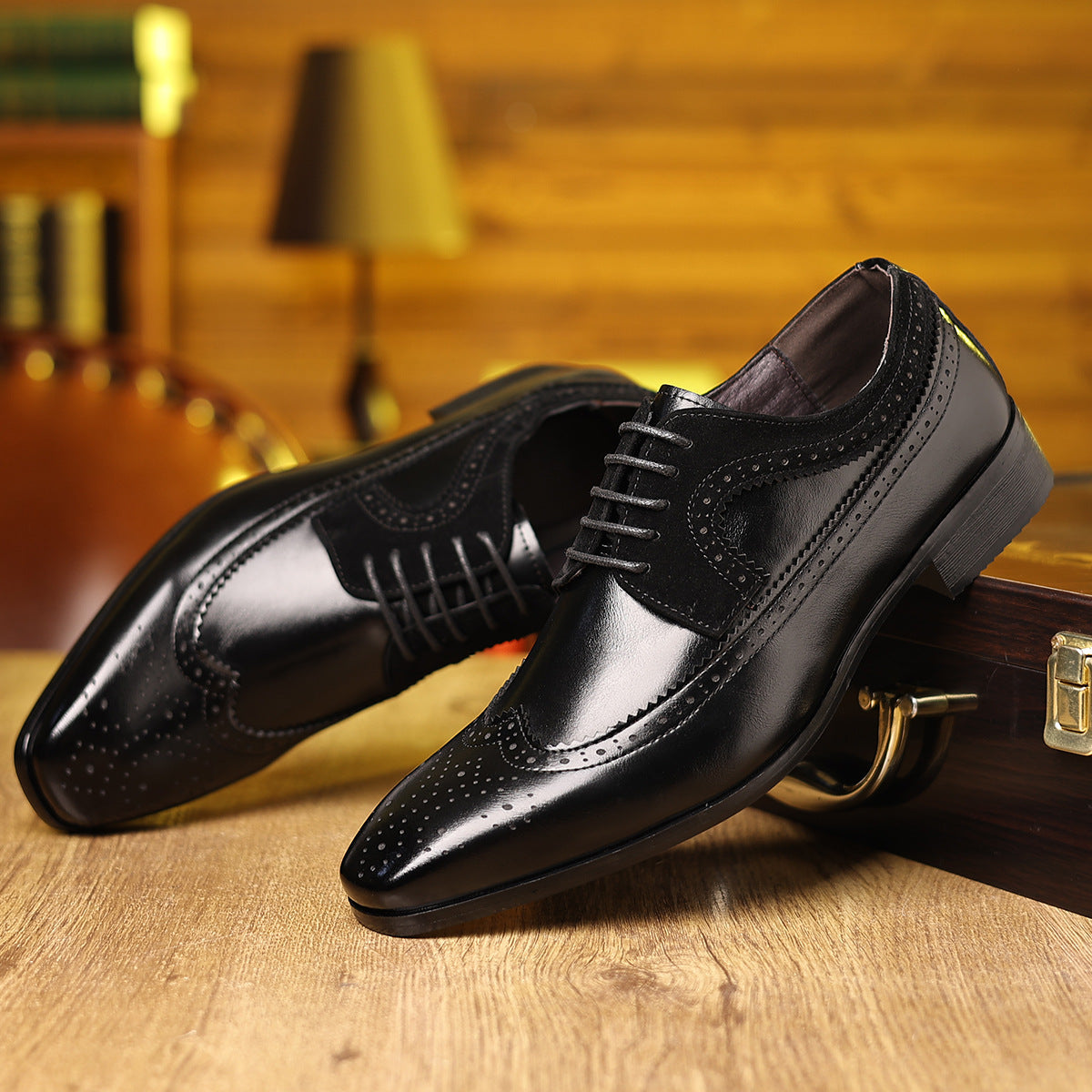 Rico – Klassische Brogue-Herren-Anzugschuhe - Image 3