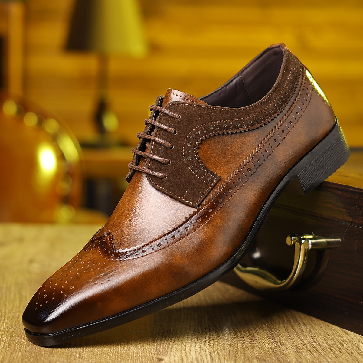 Rico – Klassische Brogue-Herren-Anzugschuhe - Image 5