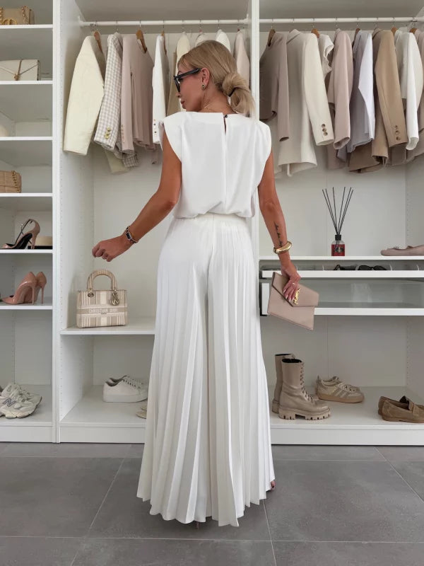 Charlotte – Set aus Plisseehose und Oberteil für Damen - Image 6