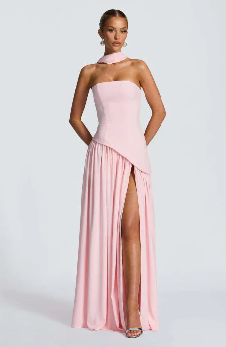Emilia – Elegant Strapless Cut & Flowing Silhouette Dress for Women - Image 2