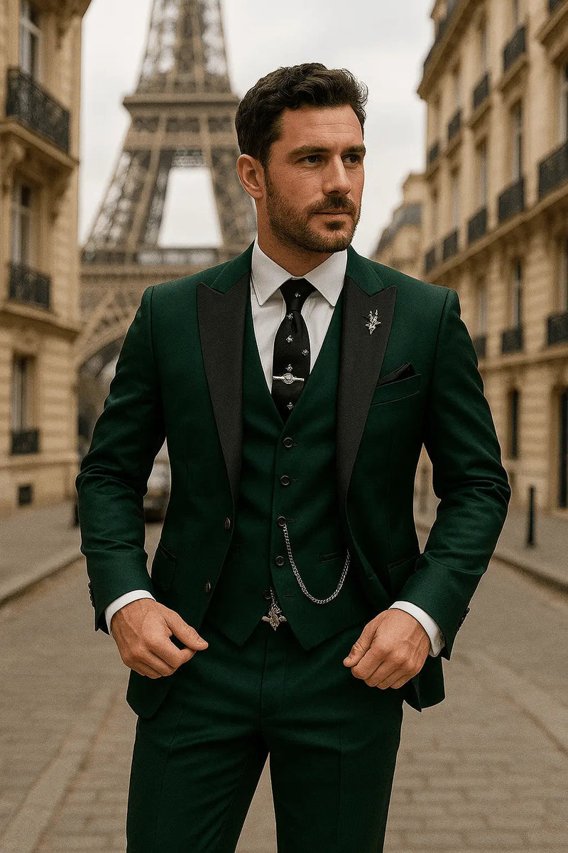 Markus – Slim Fit 3‑Piece Suit Jacket - Image 1