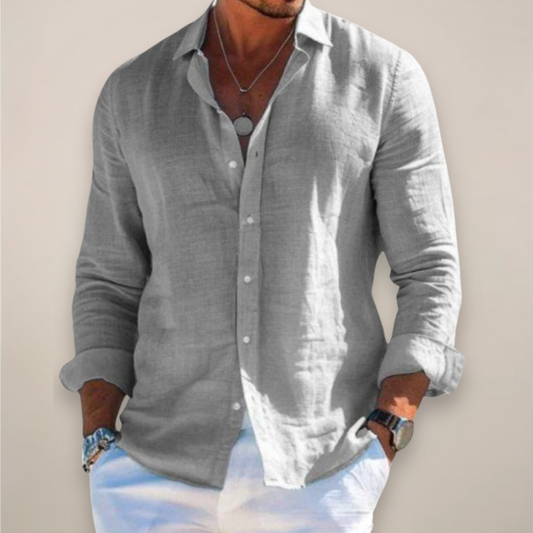 Marcel – Long Sleeve Button-Up Shirt - Image 1