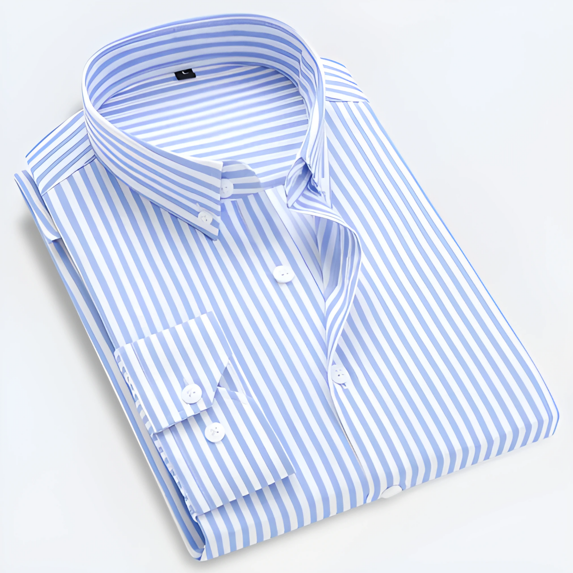 Fabian – Striped Long Sleeve Shirt - Image 4