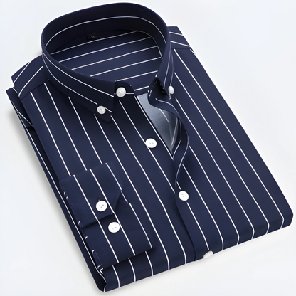 Fabian – Striped Long Sleeve Shirt - Image 6