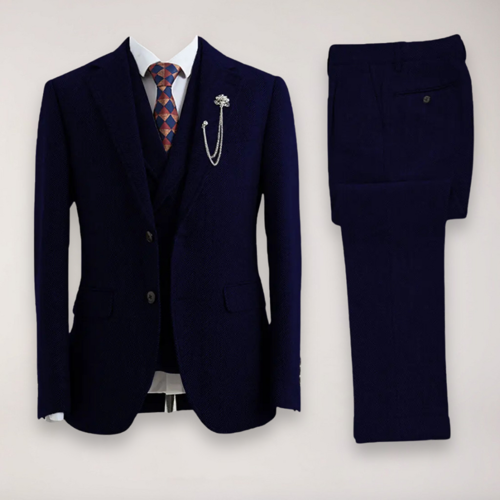 Walter – Tailored Herringbone Suit Jacket - Image 4