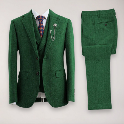 Walter – Tailored Herringbone Suit Jacket - Image 8