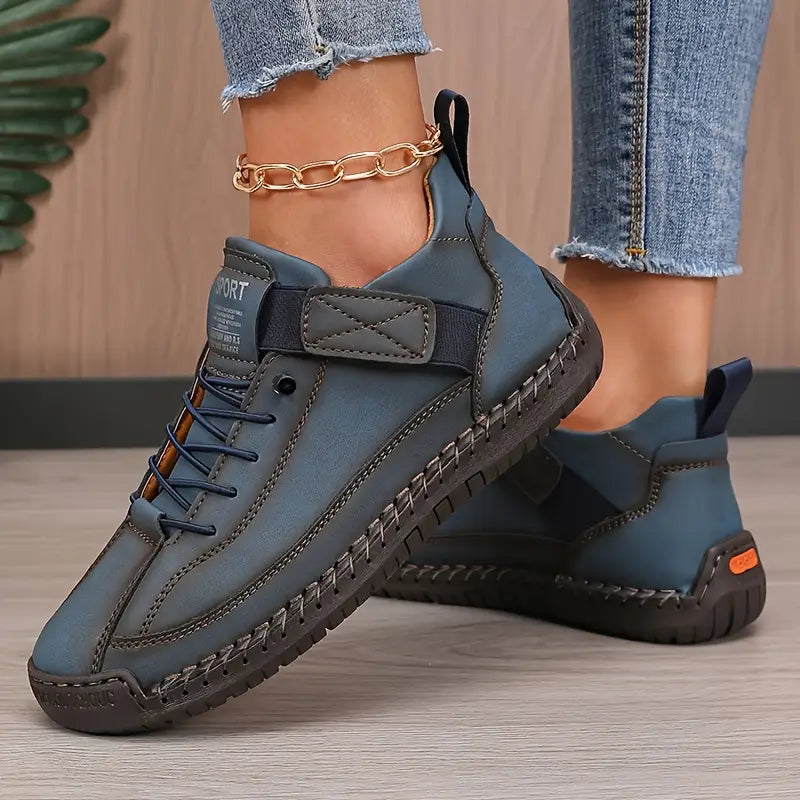Mara – Damskie sneakersy o sportowym kroju z kontrastowymi przeszyciami