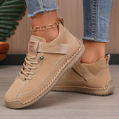 Mara – Damskie sneakersy o sportowym kroju z kontrastowymi przeszyciami