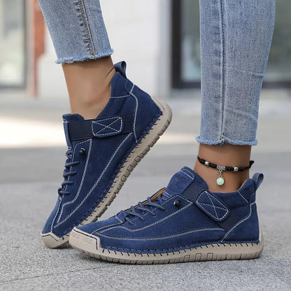 Mara – Damskie sneakersy o sportowym kroju z kontrastowymi przeszyciami
