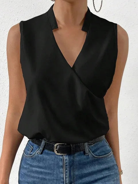 Luisa – Summer top with V-neck for women - Image 5