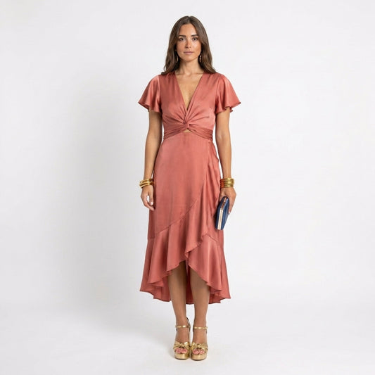 Yvonne – Elegant Wrap Dress for Women - Image 1