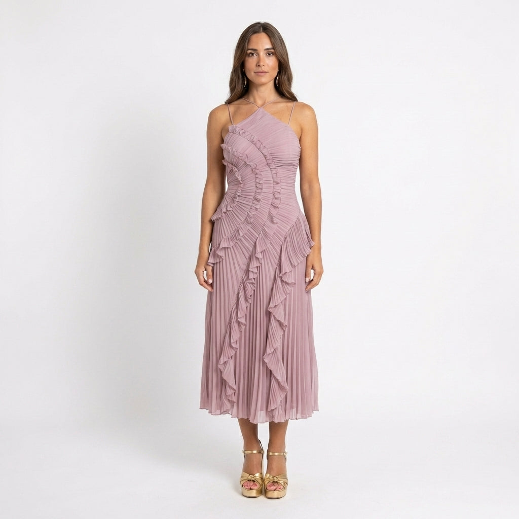 Emilia – Elegant Pleated Dress for Women - Image 1