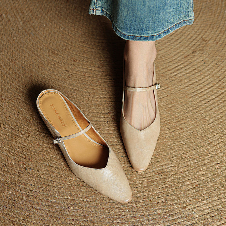 Maja – Women Genuine Leather Mules - Image 3