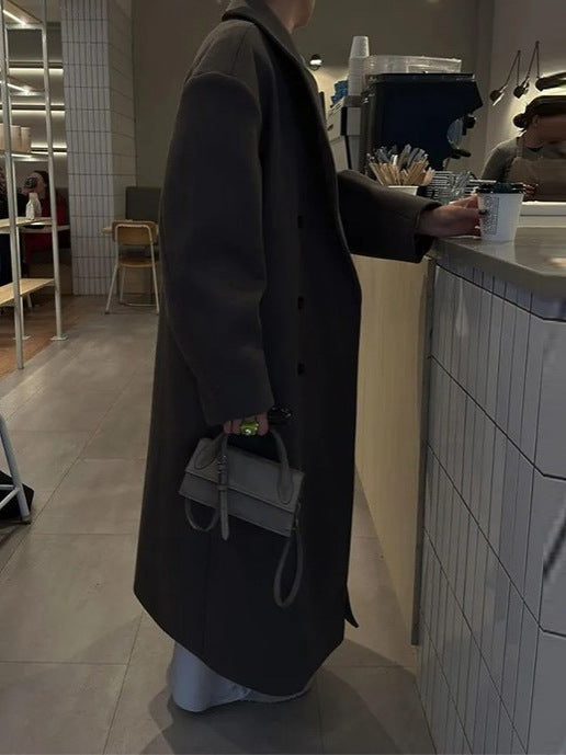 Clara - Płaszcz damski oversize elegancki z kołnierzem