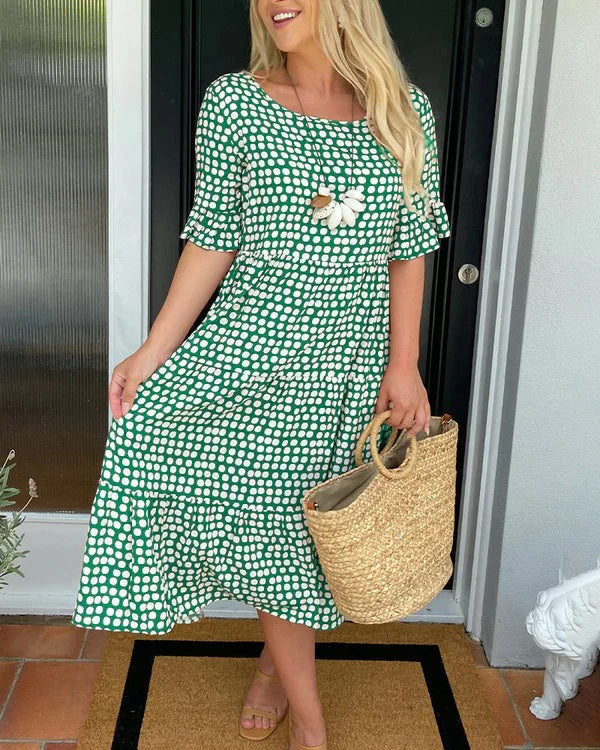 Carina – Women Floral Print Summer Dress - Image 4