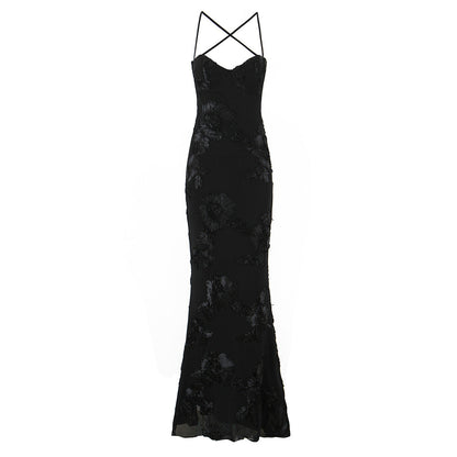 Katrin – Elegant Lace Open Back Dress - Image 4