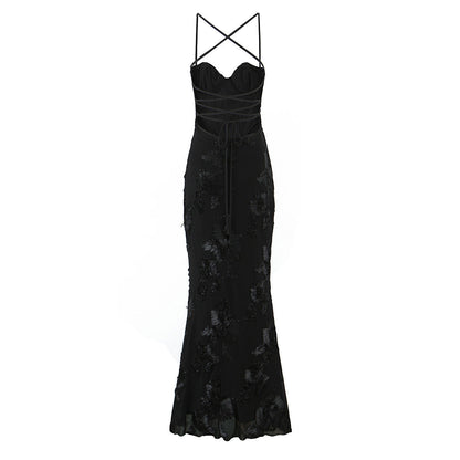 Katrin – Elegant Lace Open Back Dress - Image 5