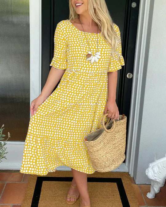 Carina – Women Floral Print Summer Dress - Image 2