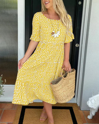 Carina – Women Floral Print Summer Dress - Image 2