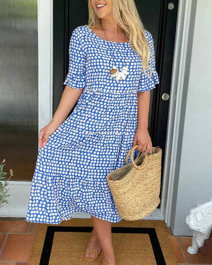 Carina – Women Floral Print Summer Dress - Image 5