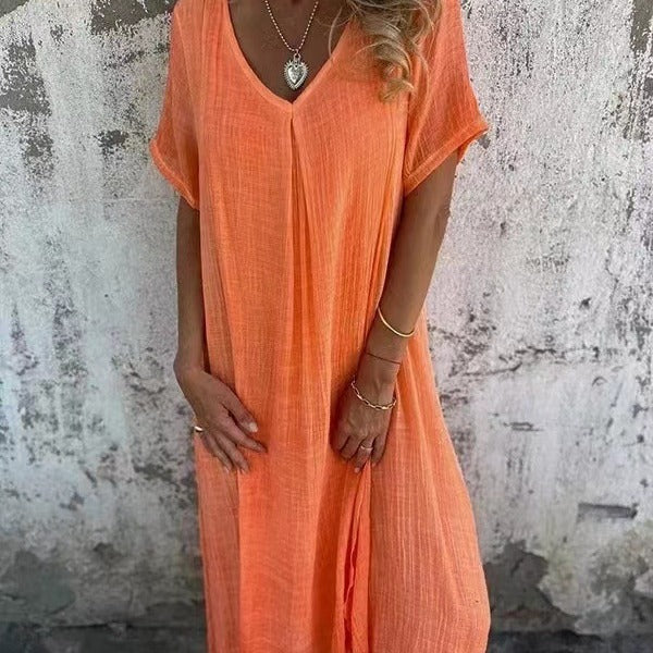 Gabriele – Women’s Relaxed Fit Summer Dress - Image 5