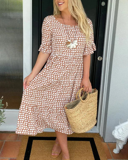 Carina – Women Floral Print Summer Dress - Image 6