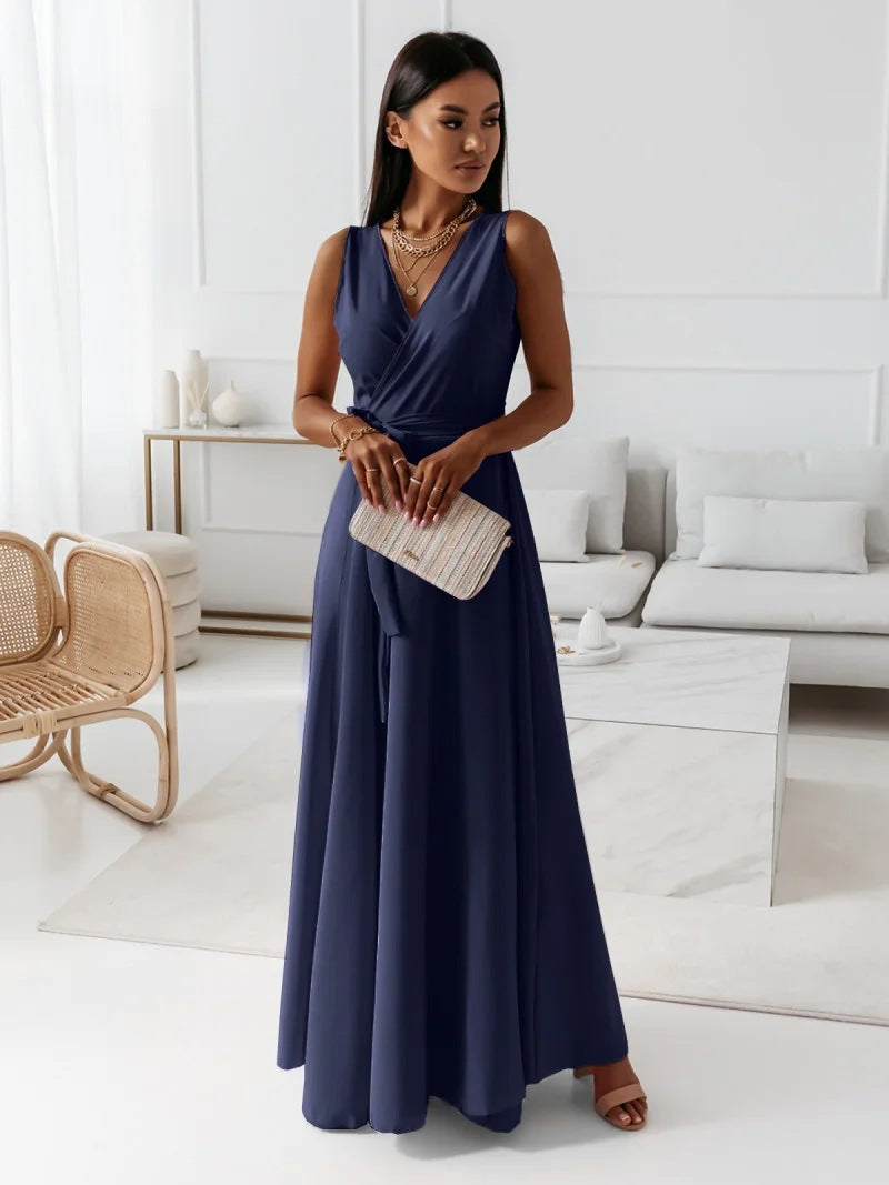 Annika – Women Floral Print Wedding Guest Dress - Image 6