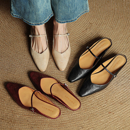 Maja – Women Genuine Leather Mules - Image 7