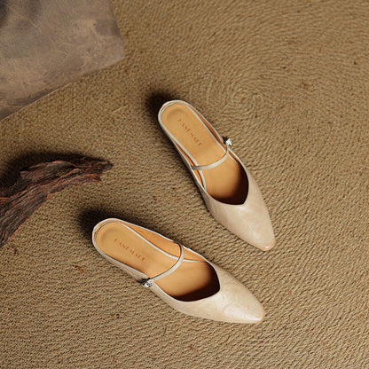 Maja – Women Genuine Leather Mules - Image 5