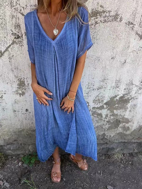 Gabriele – Women’s Relaxed Fit Summer Dress - Image 2