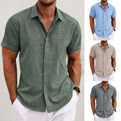 Marcel – Men's Linen Shirt - Image 10