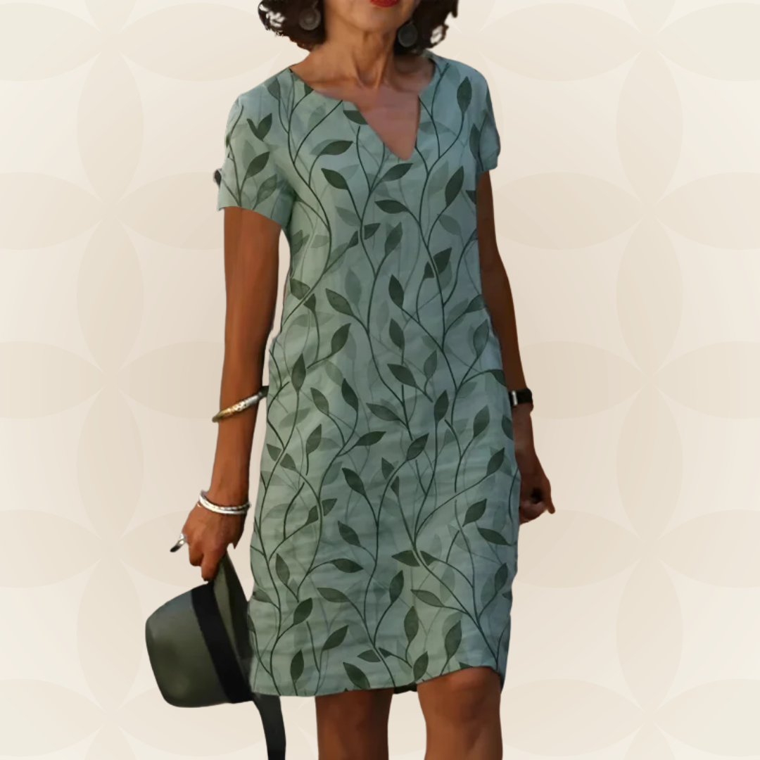 Helga – Floral Summer Dress - Image 1