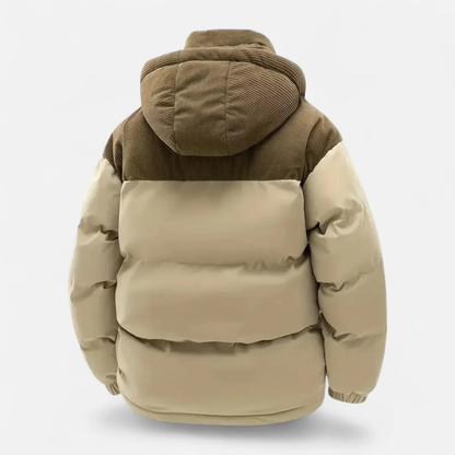 Álvaro – Nowoczesna pikowana kurtka męska z kapturem