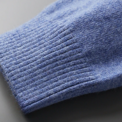 Leonardo – Męski sweter polo z dzianiny