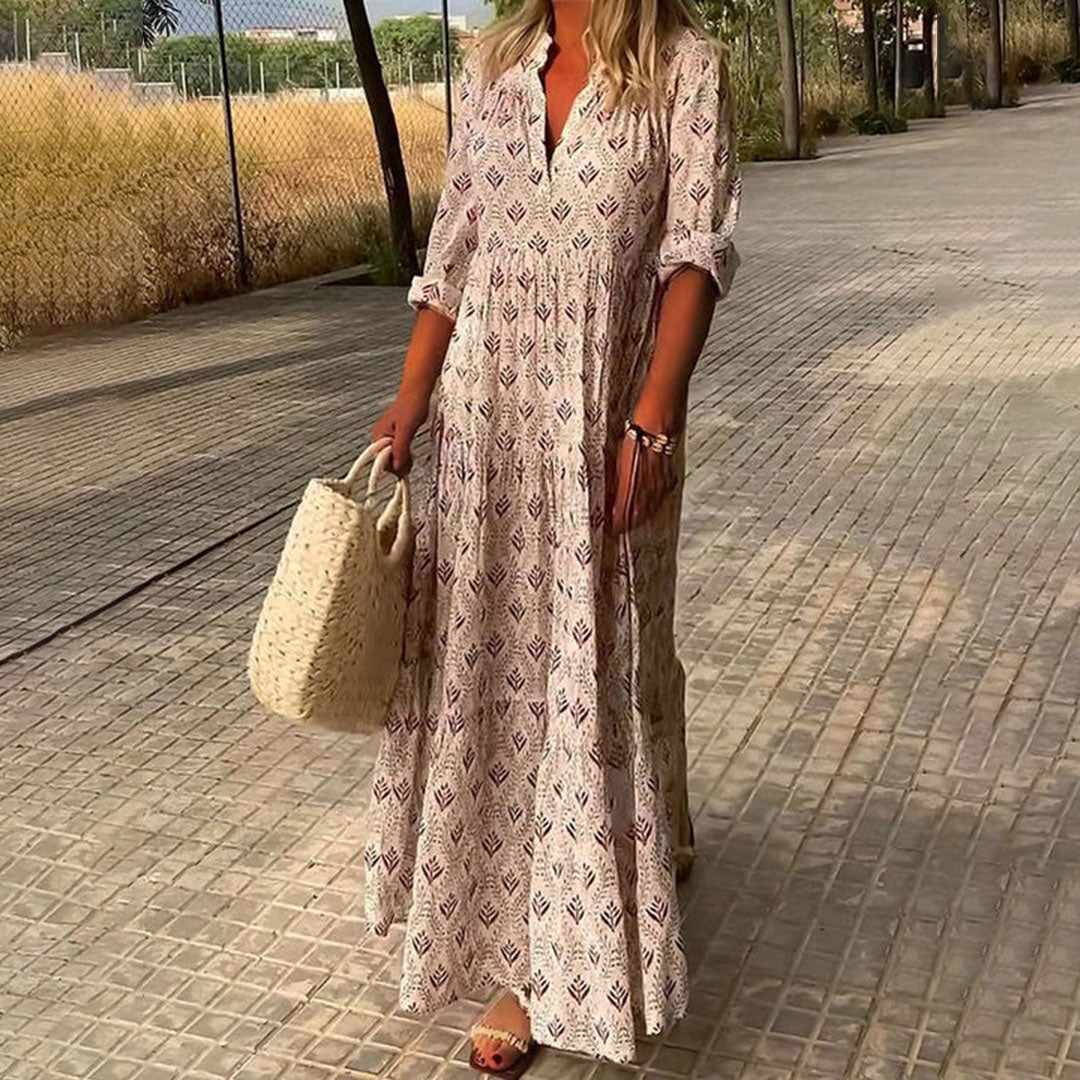 Vanessa – Floral Boho Maxi Dress - Image 5