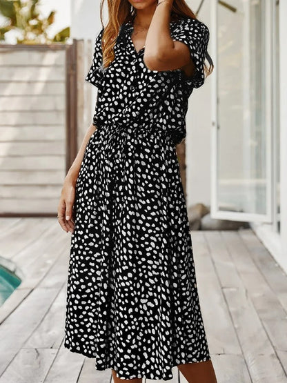 Gerda – Women Printed Midi Dress - Image 7