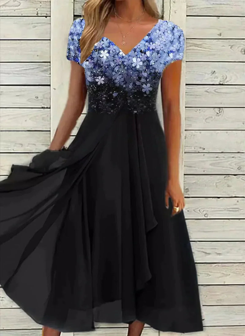 Lena – Elegant Chiffon Party Dress for Women - Image 1