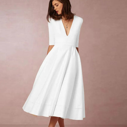 Johanna – Elegant A-line Dress for Women - Image 7