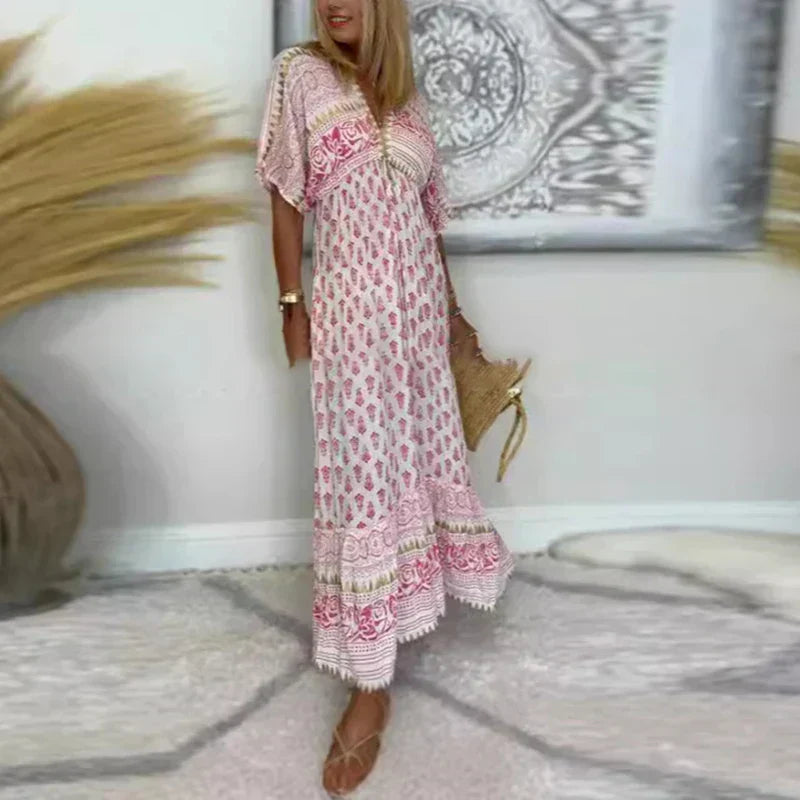 Franziska – Floral Boho Dress - Image 2