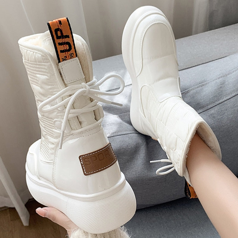 Oliwia – Stylowe Damskie Śniegowce z Ociepleniem