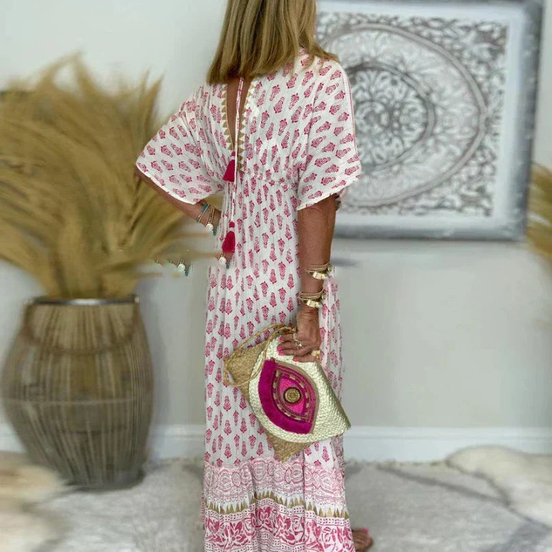 Franziska – Floral Boho Dress - Image 3