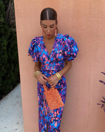 Carmen – Letnia Długa Sukienka Bodycon