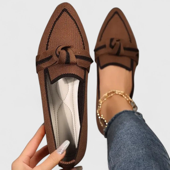 Gabriele – Women’s Pointed Toe Slip-On Flat Shoes - Image 3