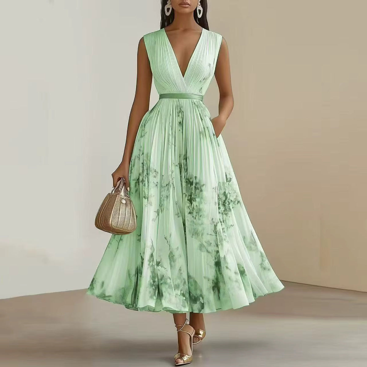 Erika – Women Floral Print Maxi Dress - Image 4