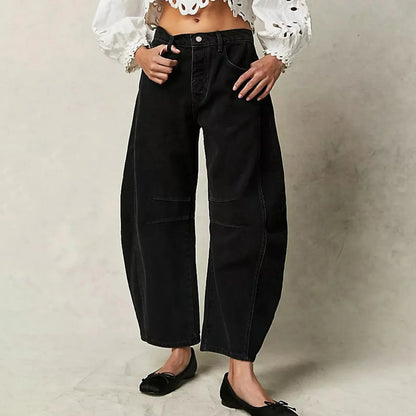 Julia – Jeansowe Spodnie Damskie Wide Leg Vintage Fit