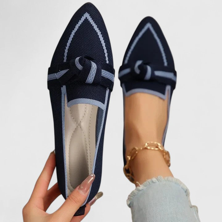 Gabriele – Women’s Pointed Toe Slip-On Flat Shoes - Image 5
