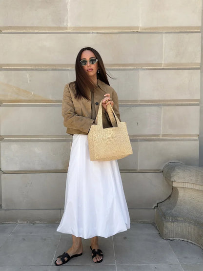 Amara - Krótka kurtka z zamszu dla kobiet